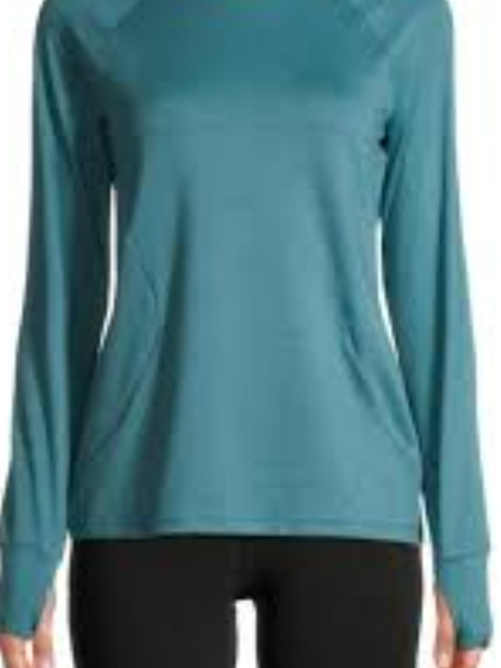 Women’s Teal Long-Sleeve Performance Top